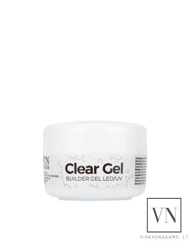NTN CLEAR GEL vienfazis UV/LED gelis, 30g 1