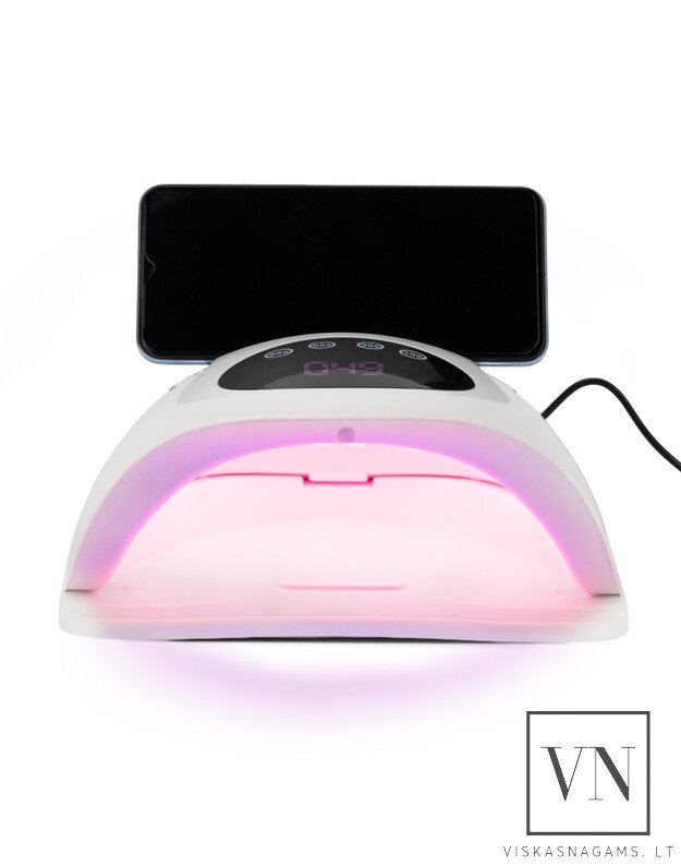 Nagų lempa LED/UV X17 MAX, 258W ir freza nagams DM202, 65W