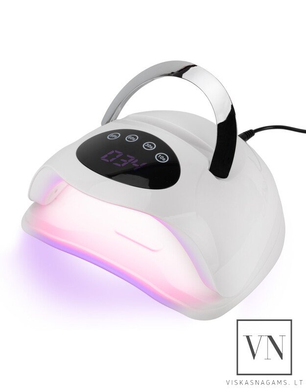 Nagų lempa LED/UV X17 MAX, 258W ir freza nagams DM202, 65W