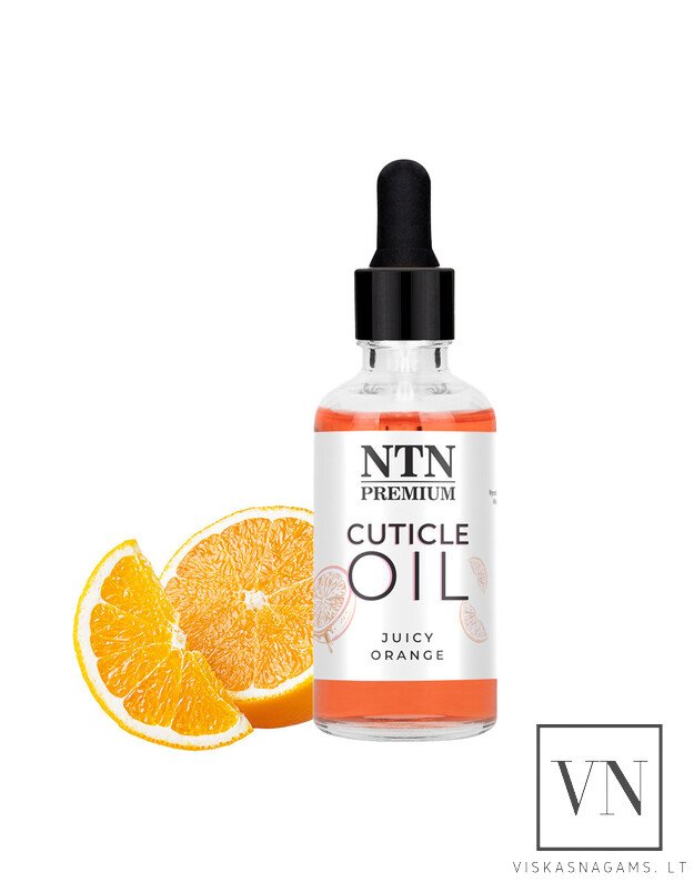 Aliejukas nagų odelėms su pipete NTN PREMIUM JUICY ORANGE, 50ml