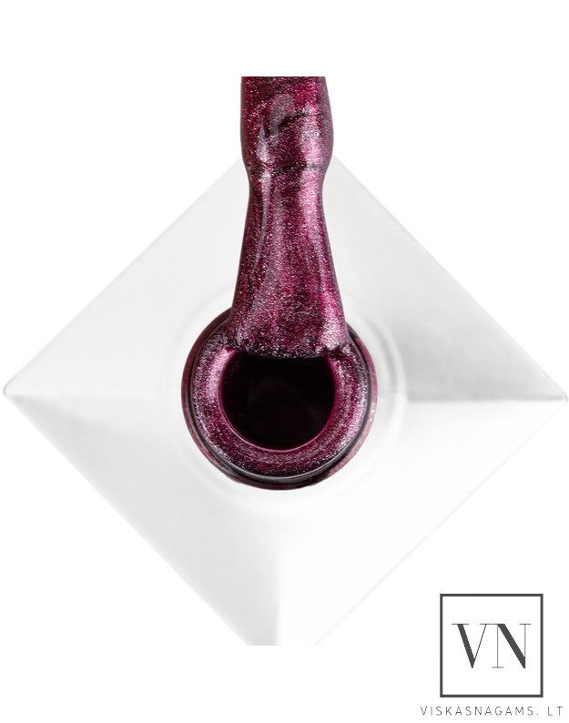 MOLLY NAILS CAT EYE RED magnetinis gelinis lakas, Nr.233 1