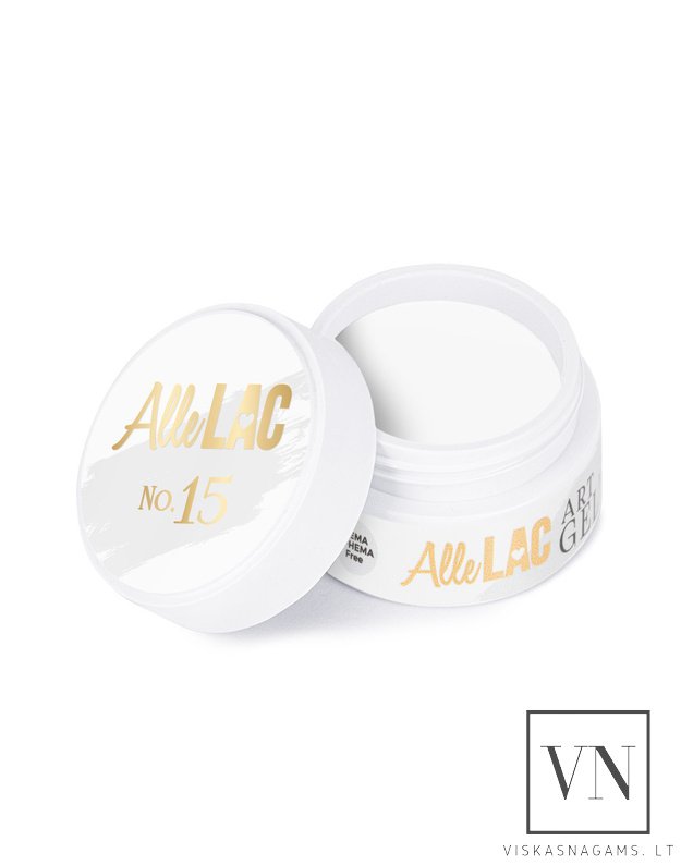 ALLELAC ART GEL dekoravimo pasta WHITE, Nr.01