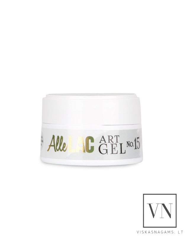ALLELAC ART GEL dekoravimo pasta WHITE, Nr.01 2