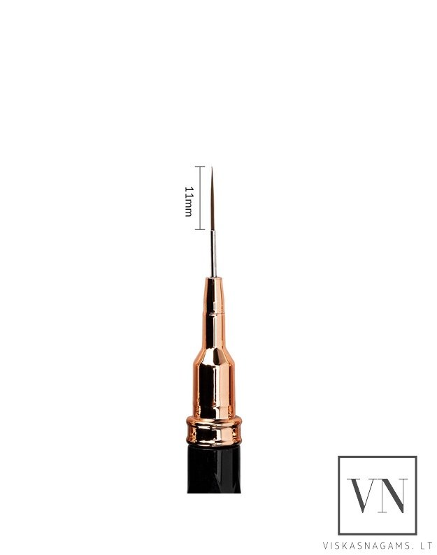 NTN PREMIUM BLACK teptukas nagų dailei su dangteliu, 11mm