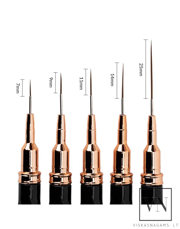 NTN PREMIUM BLACK teptukas nagų dailei su dangteliu, 11mm 4