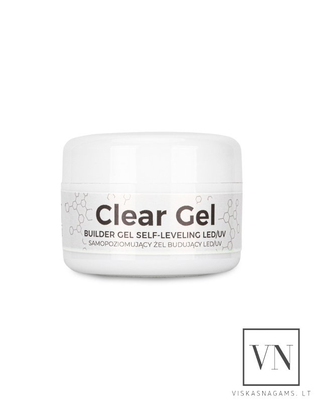 NTN CLEAR GEL vienfazis UV/LED gelis, 15g 3