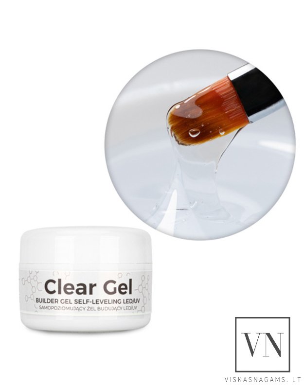 NTN CLEAR GEL vienfazis UV/LED gelis, 15g