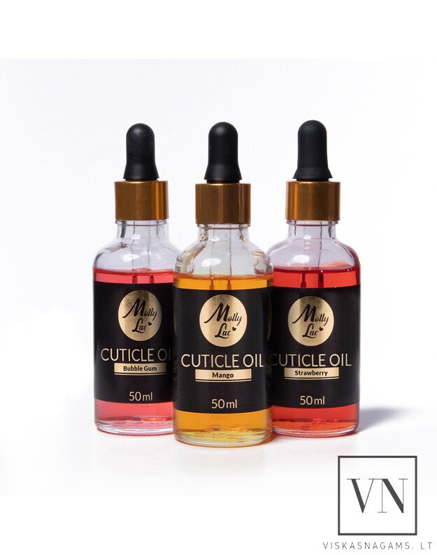 Aliejukas nagų odelėms su pipete MOLLY STREAWBERRY, 50ml 3