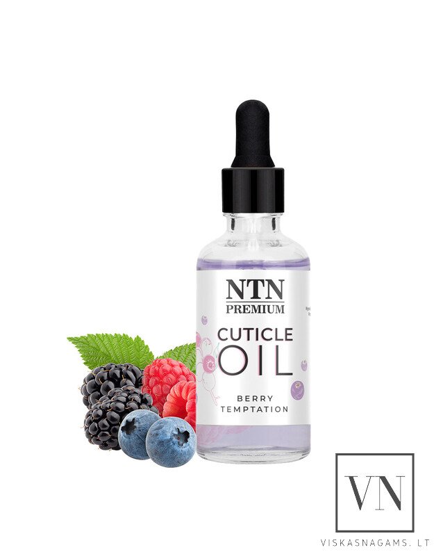 Aliejukas nagų odelėms su pipete NTN PREMIUM BERRY TEMPTATION, 50ml