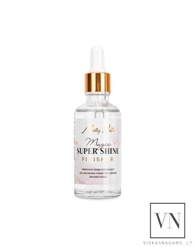 MOLLY MAGIC SUPER SHINE lipnumo valiklis su pipete, 50ml