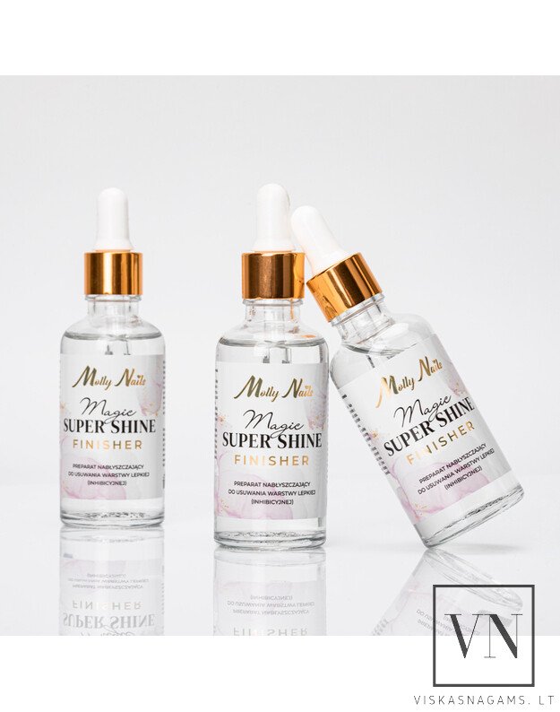 MOLLY MAGIC SUPER SHINE lipnumo valiklis su pipete, 50ml 3