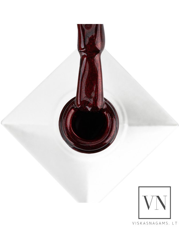 MOLLY NAILS CAT EYE RED magnetinis gelinis lakas, Nr.235 1