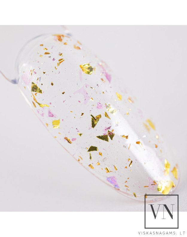 ALLELAC TOP VUITTONLAC GOLD  viršutinis sluoksnis su blizgučiu, 5g 2