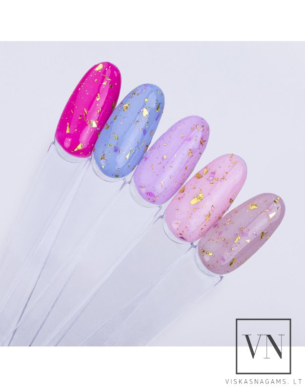 ALLELAC TOP VUITTONLAC GOLD  viršutinis sluoksnis su blizgučiu, 5g 3