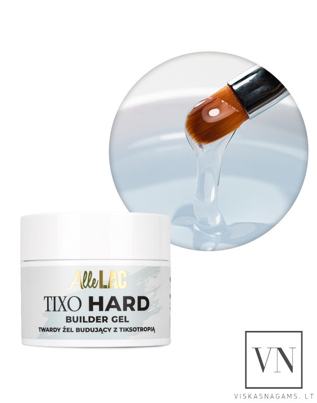 ALLELAC TIXO HARD CLEAR kietasis tiksotropinis gelis, 45g