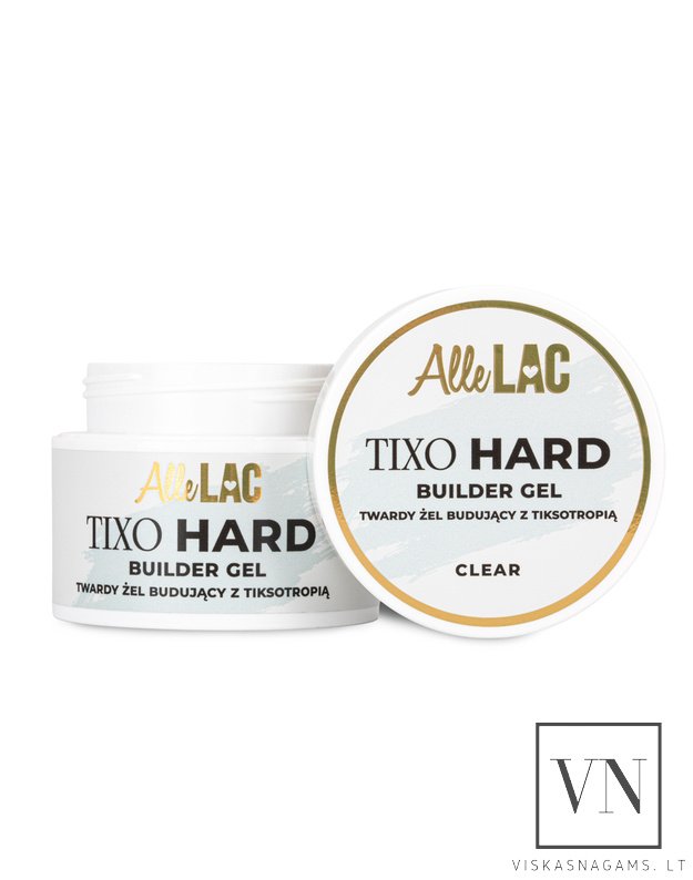 ALLELAC TIXO HARD CLEAR kietasis tiksotropinis gelis, 45g 4