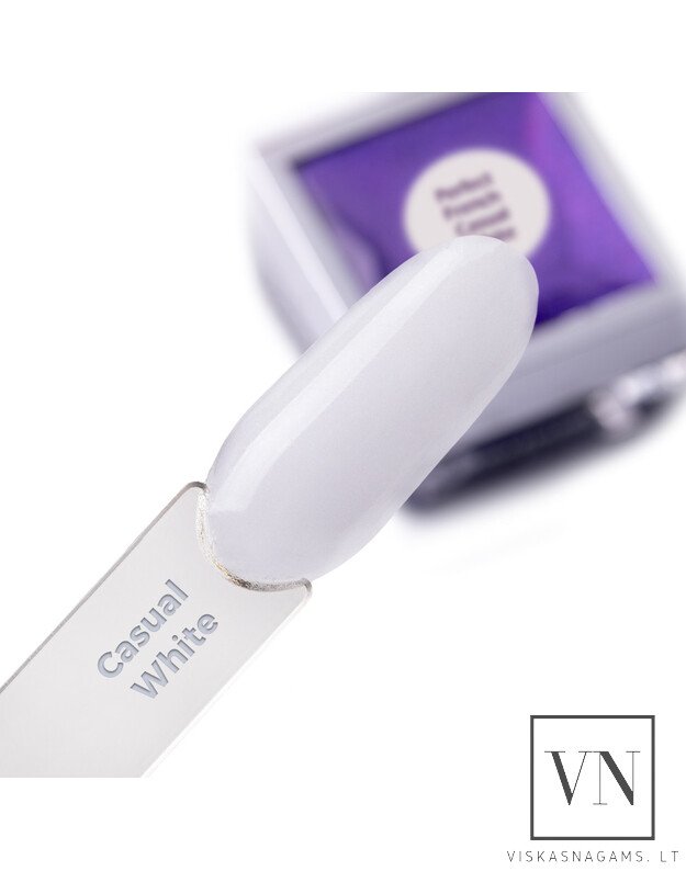 PERFECT FRENCH savaime išsilyginantis gelis CASUAL WHITE, 15g