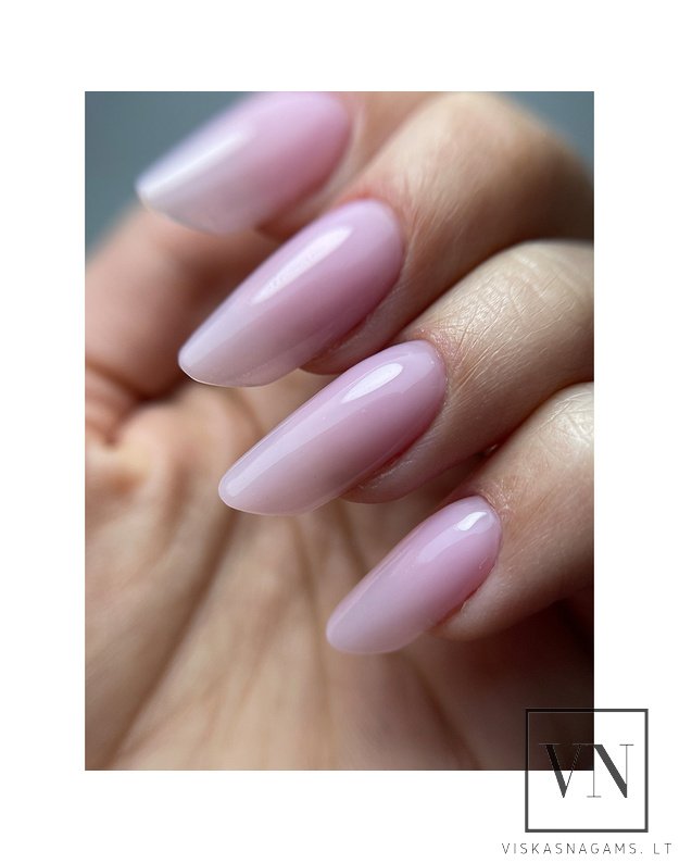 HERBALINE statybinis UV/LED gelis SUGAR PINK, 15ml 1