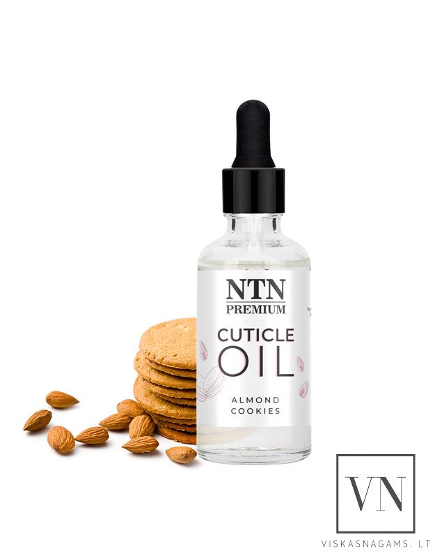 Aliejukas nagų odelėms su pipete NTN PREMIUM ALMOND COOKIES, 50ml
