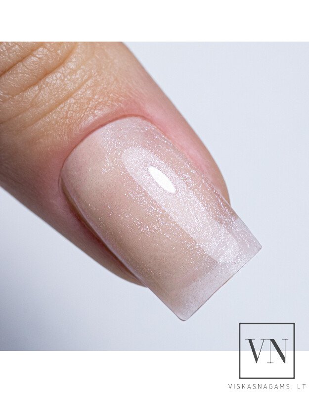 ALLELAC RUBBER BASE PEACH BLING elastinga kaučiukinė bazė Nr.7, 7g 3
