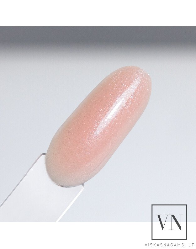ALLELAC RUBBER BASE PEACH BLING elastinga kaučiukinė bazė Nr.7, 7g 2