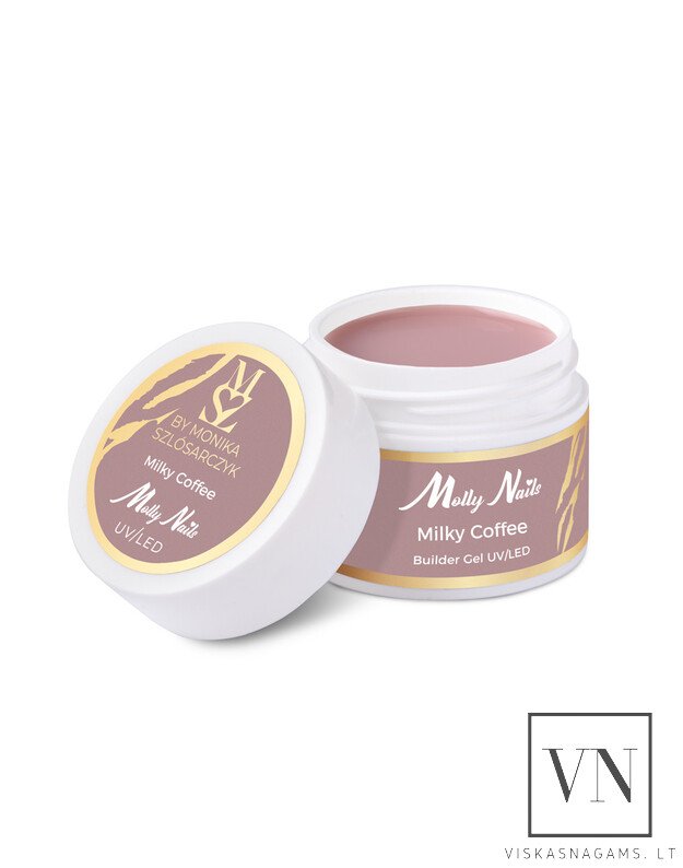 MOLLY NAILS BY MONIKA COFFEE tiksotropinis gelis, 15g