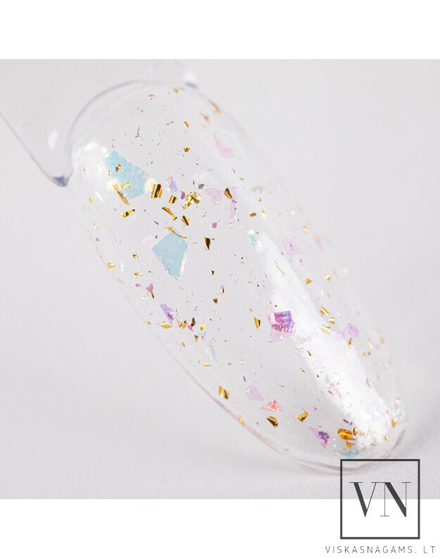 ALLELAC TOP VUITTONLAC HOLO  viršutinis sluoksnis su blizgučiu, 5g 2