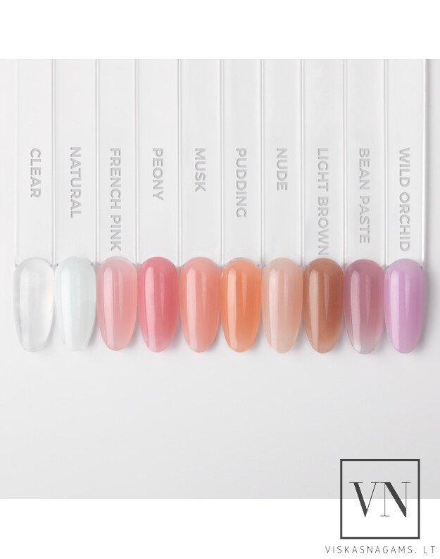 MOLLY NAILS POLYGEL poligelis LIGHT BROWN, 30ml 2