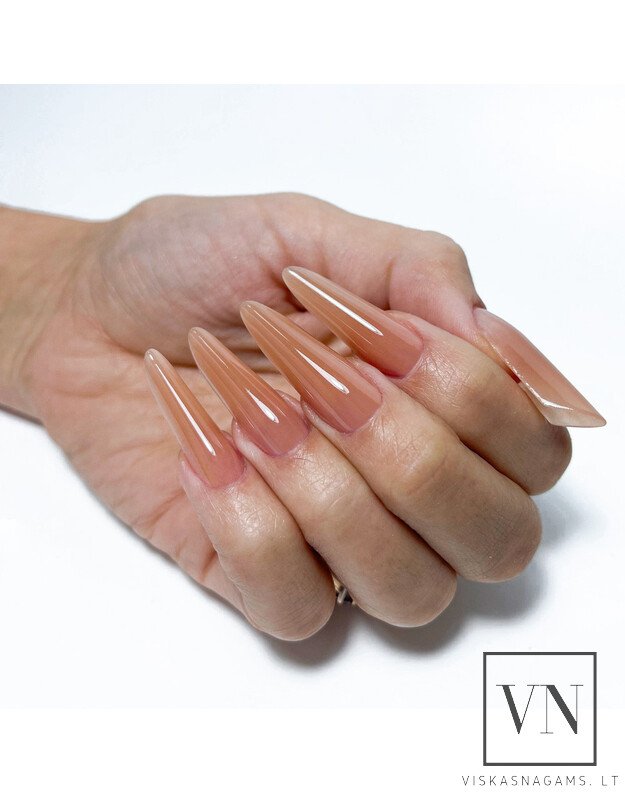 MOLLY NAILS POLYGEL poligelis LIGHT BROWN, 30ml 1