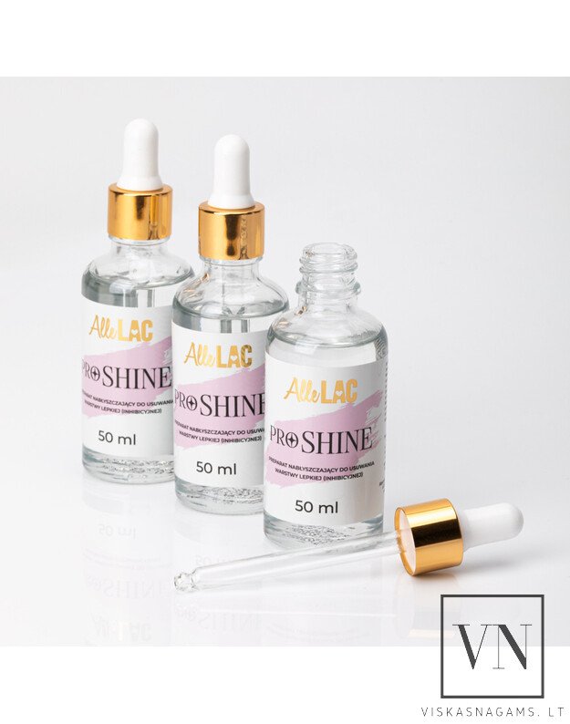 ALLELAC PRO SHINE lipnumo valiklis su pipete, 50ml 4