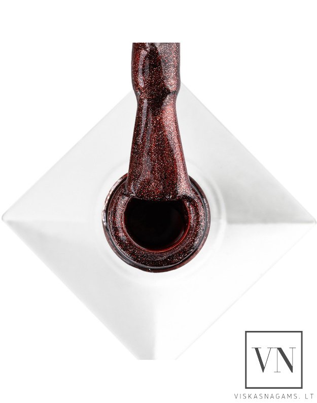 MOLLY NAILS CAT EYE RED magnetinis gelinis lakas, Nr.236 1