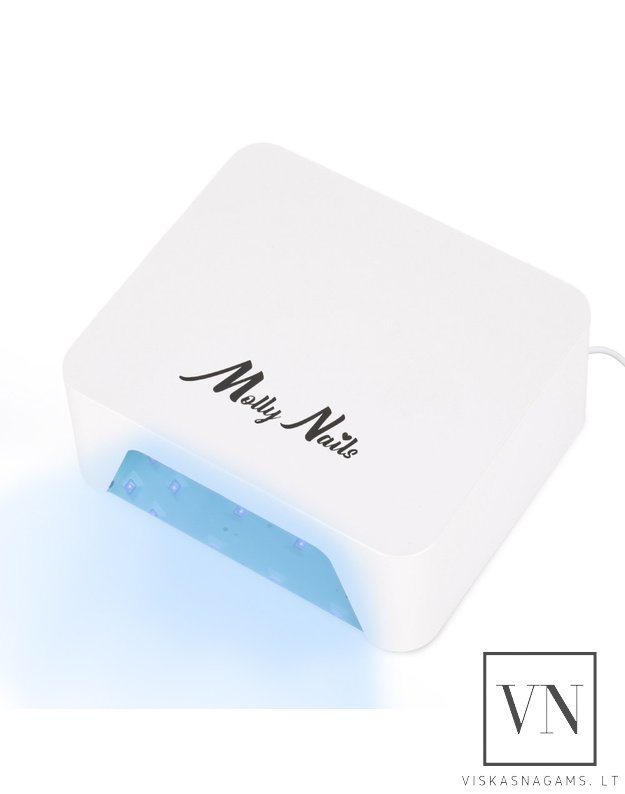 Nagų lempa LED/UV MOLLY V9 su veidrodiniu dugnu, 36W 6