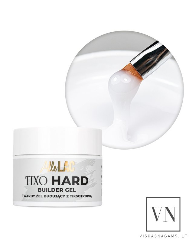 ALLELAC TIXO HARD MILKY WHITE kietasis tiksotropinis gelis, 45g