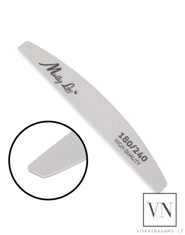 MOLLY HALFMOON plona, supakuota dildė nagams, 180/240