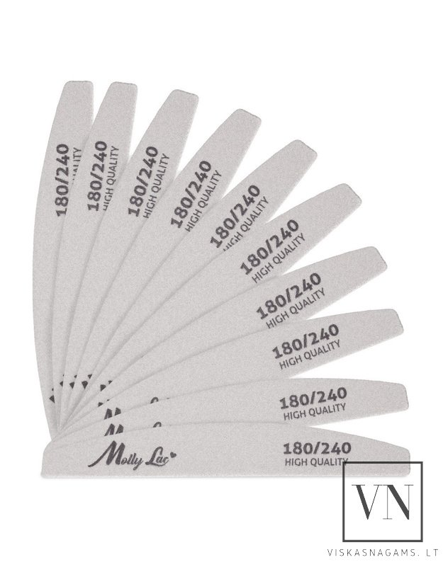 MOLLY HALFMOON plona, supakuota dildė nagams, 180/240 2