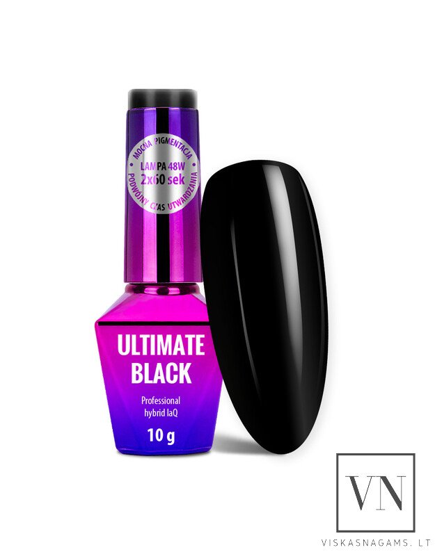 MOLLY LAC gelinis lakas ULTIMATE BLACK, 10g