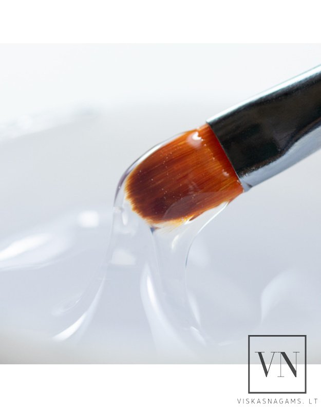 NTN BEST THICK CLEAR GEL trifazis UV/LED gelis, 30g 1