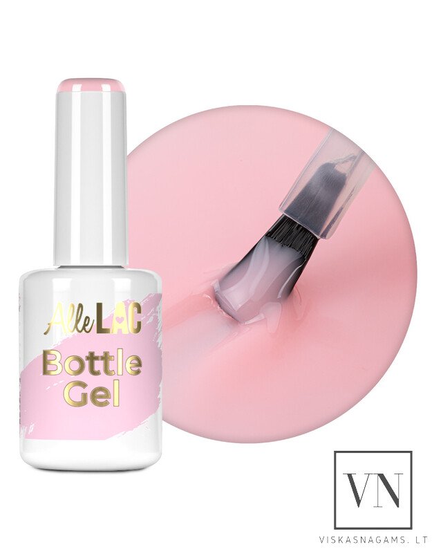ALLELAC BOTTLE GEL gelis buteliuke, MILKY ROSE
