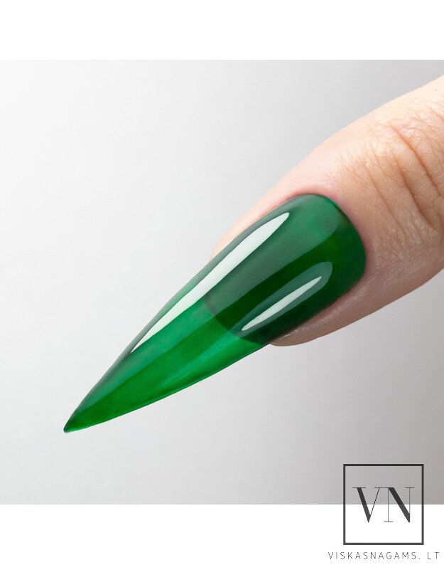 MOLLY LAC CRYSTAL GLASS GREEN vitražinis viršutinis sluoksnis, 10g