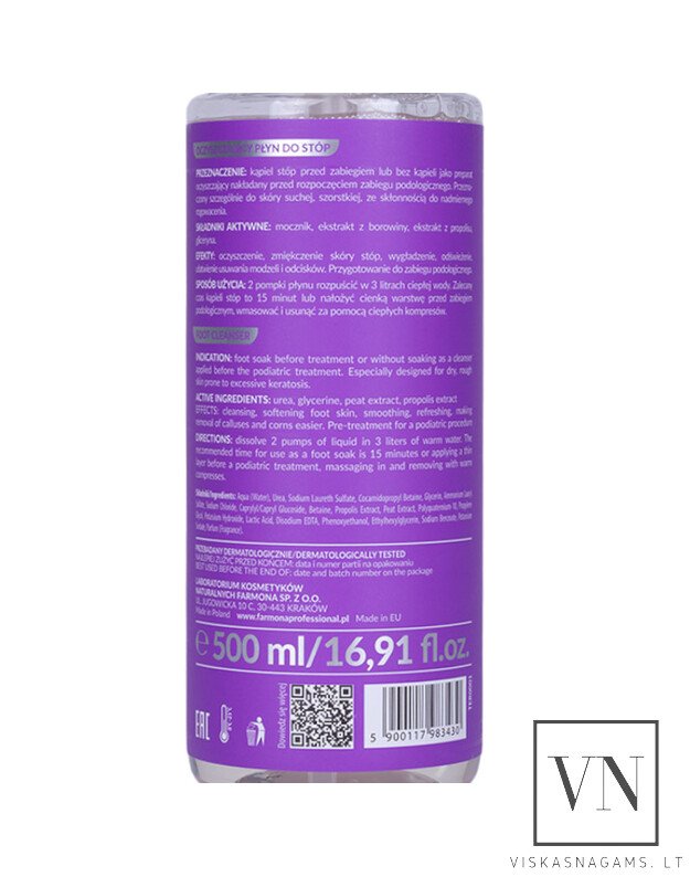 FARMONA PODOLOGIC THERAPY pėdų valymo skystis, 500ml 2