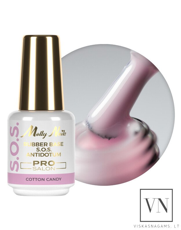 S.O.S. ANTIDOTUM RUBBER BASE COTTON CANDY kaučiukinė bazė, 15g