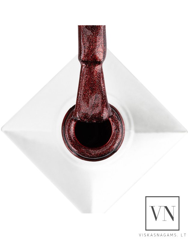 MOLLY NAILS CAT EYE RED magnetinis gelinis lakas, Nr.237 1