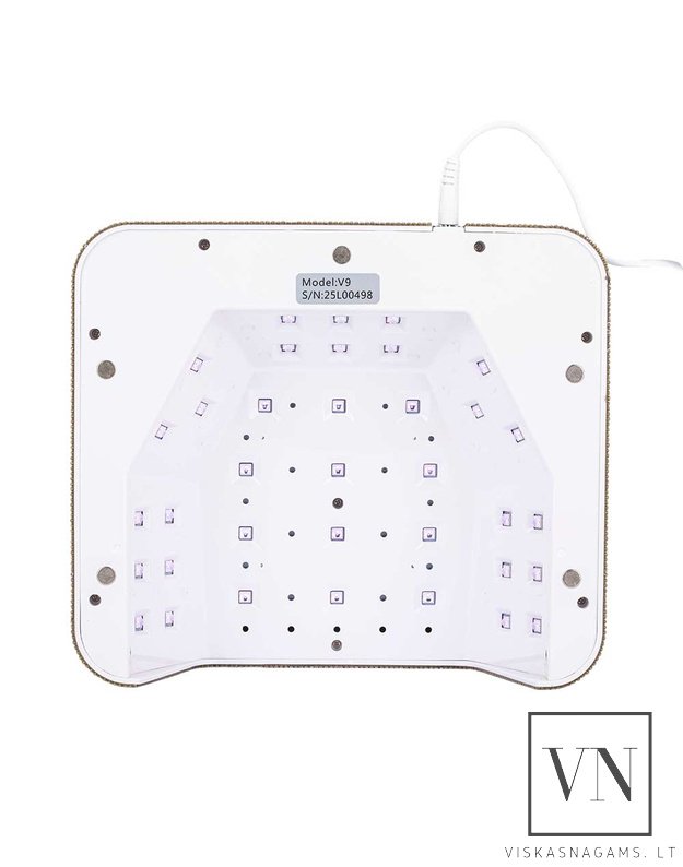 Nagų lempa LED/UV MOLLY CRYSTAL V9 su veidrodiniu dugnu, 36W 1