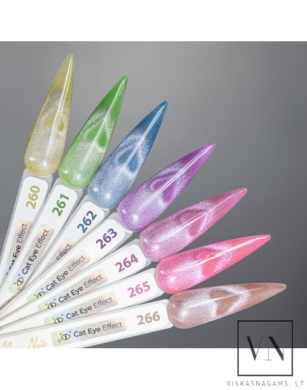 MOLLY NAILS CAT EYE magnetinis gelinis lakas, Nr.263 2