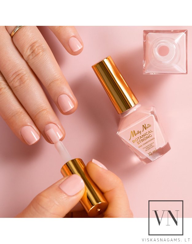MOLLY NAILS BOTANICAL STRONG stiprinamasis nagų kondicionierius, 10 ml