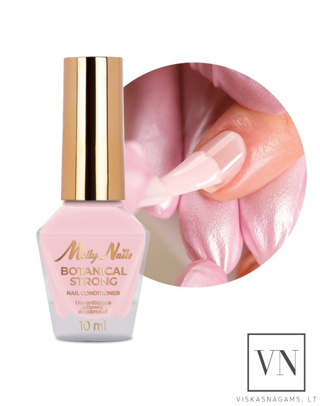 MOLLY NAILS BOTANICAL STRONG stiprinamasis nagų kondicionierius, 10 ml