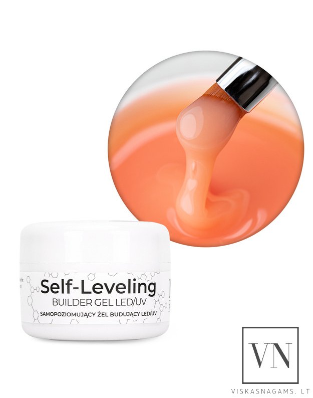 Gelis nagams savaime išsilyginantis NTN PREMIUM ORANGE, 30g