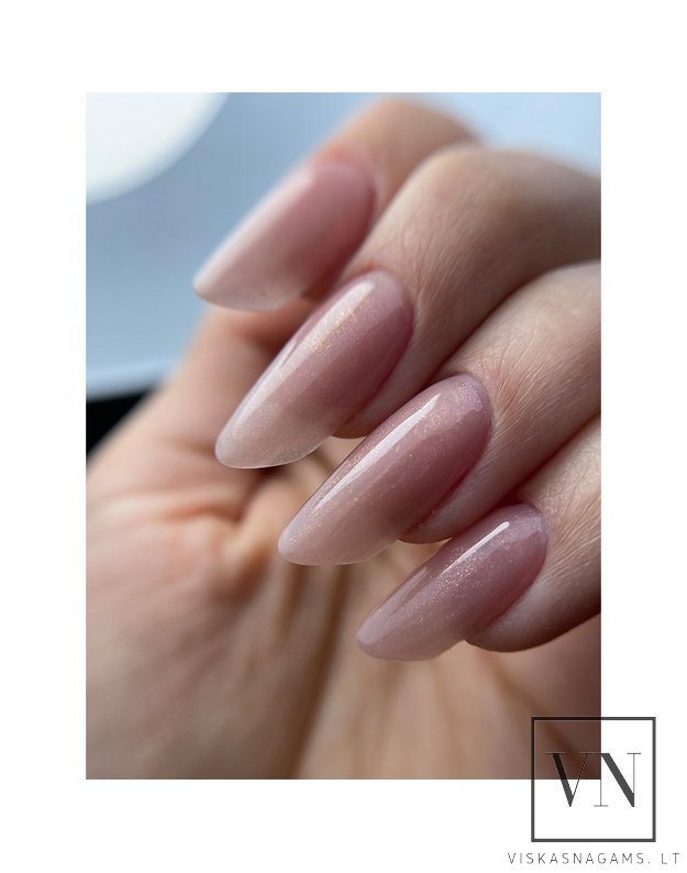 HERBALINE statybinis UV/LED gelis SHINY FLAKES, 15g 2