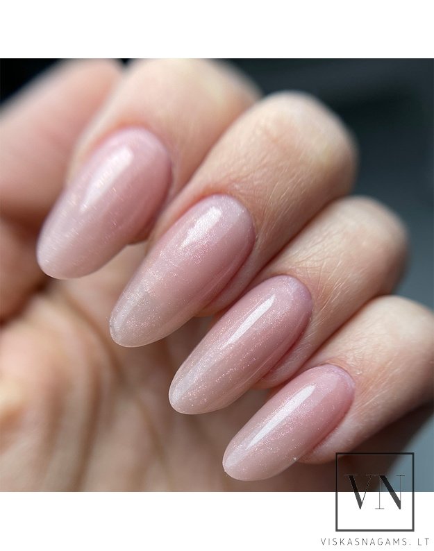 HERBALINE statybinis UV/LED gelis SHINY FLAKES, 15g 1