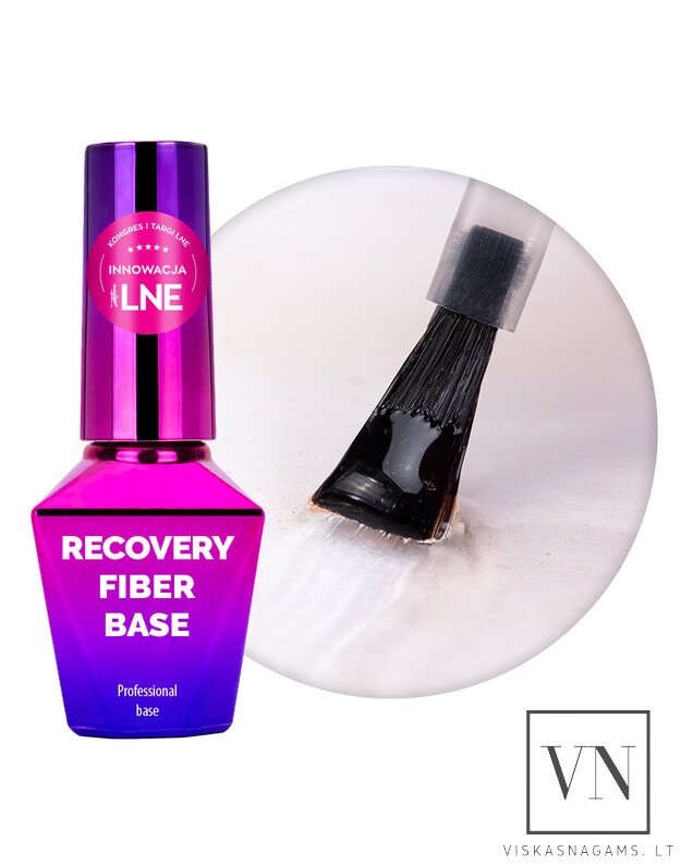RECOVERY FIBER CLEAR PINK bazė su šilko pluoštu, 10g